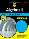 Cover image for Algebra II Workbook for Dummies